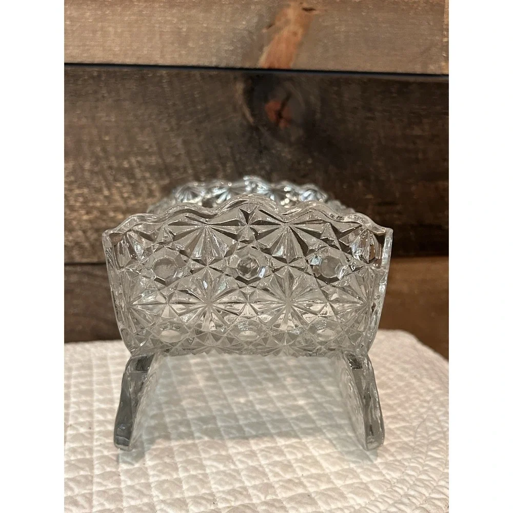 Dish Acrylic Sleigh Centerpiece‎ Candle Crystal Style Decoration Christmas